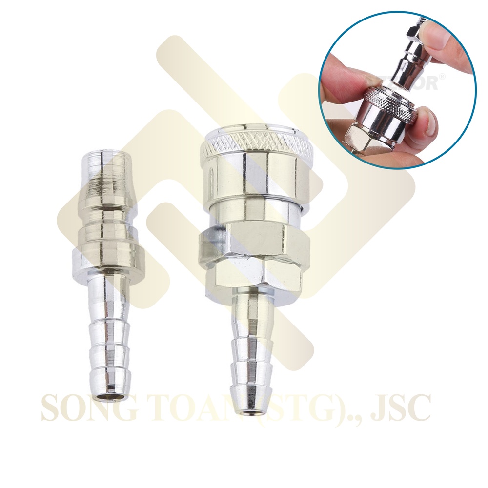 Khớp SH PH đuôi chuột 8 10 12 mm nối nhanh trục ổ bi lắp DÂY hơi khí nén (Quick air adaptor)
