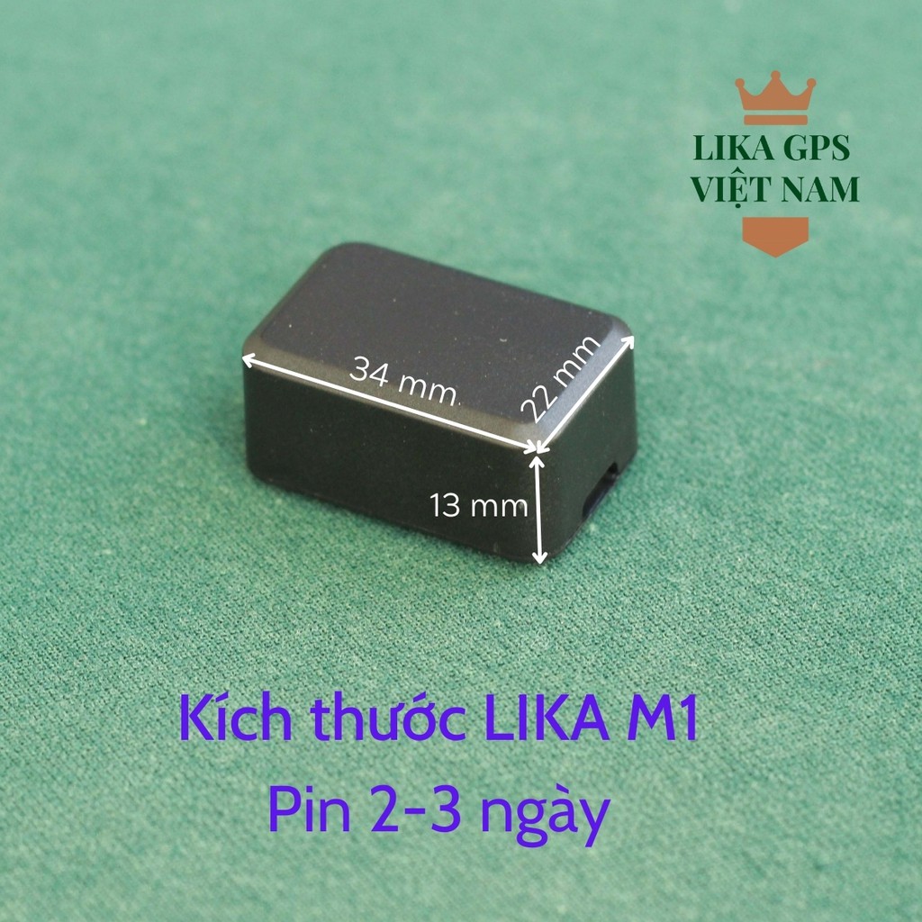 Thiết bị định vị nghe âm thanh từ xa LIKA M1 nam châm siêu mạnh, sử dụng đơn giản, định vị qua SMS