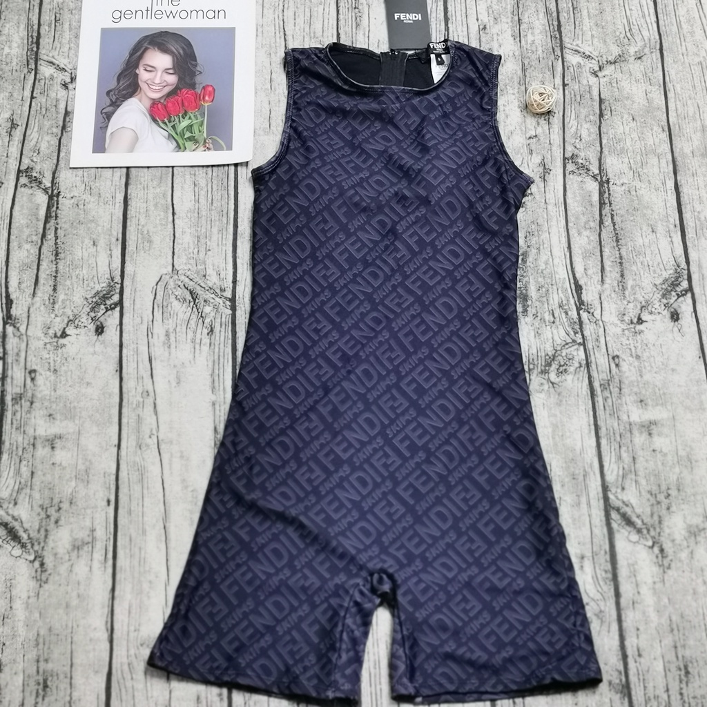 Đồ Bơi Một Mảnh Họa Tiết Fendiskims Kardashian