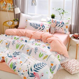 [RẺ VÔ ĐỊCH] Bộ ga 3 món cotton poly ( 1 ga giường, 2 vỏ gối nằm)