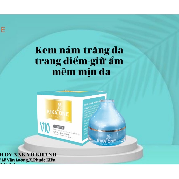 KEM KIKA ONE NÁM - TRẮNG DA - TRANG ĐIỂM - GIỮ ẨM - MỀM MỊN DA 24G