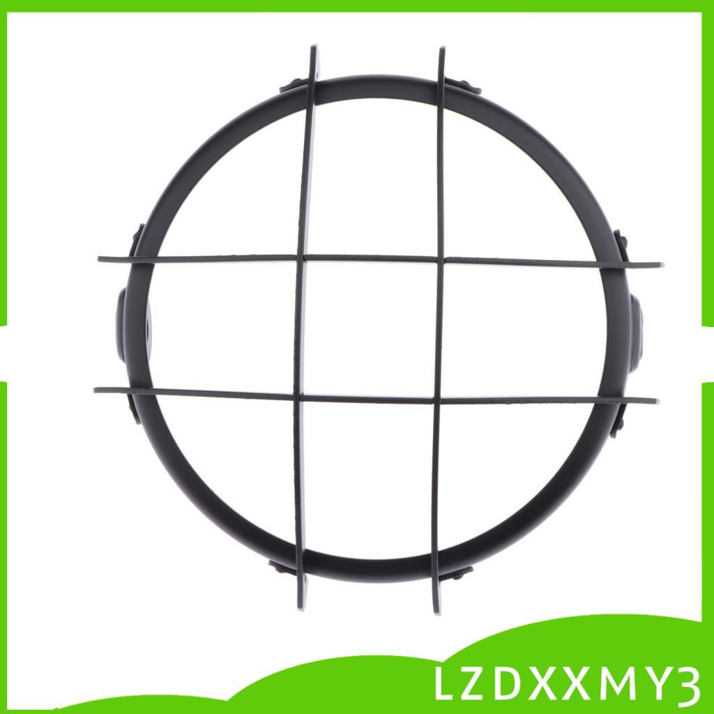 Mặt Nạ Lưới Hình Vuông Bằng Kim Loại 5.75inch Bảo Vệ Đèn Pha Xe Mô Tô Lzdxxmy3