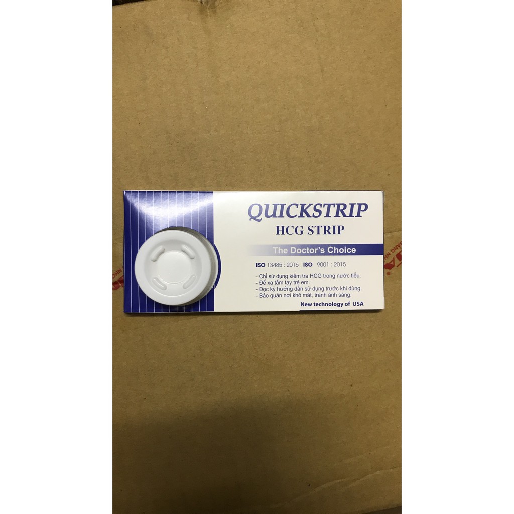 QUE THỬ THAI NHANH QUICKSTICK (1 CÁI/HỘP)