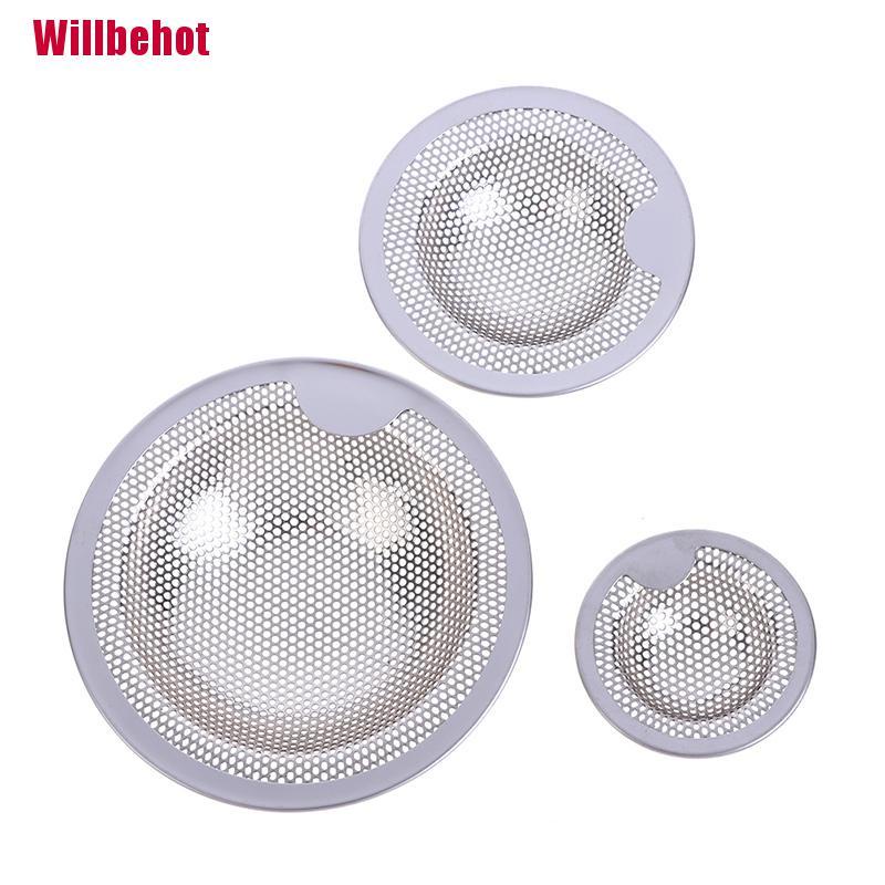 Lưới Lọc Rác Bồn Rửa Chén Bằng Thép Không Gỉ 3 Kích Cỡ