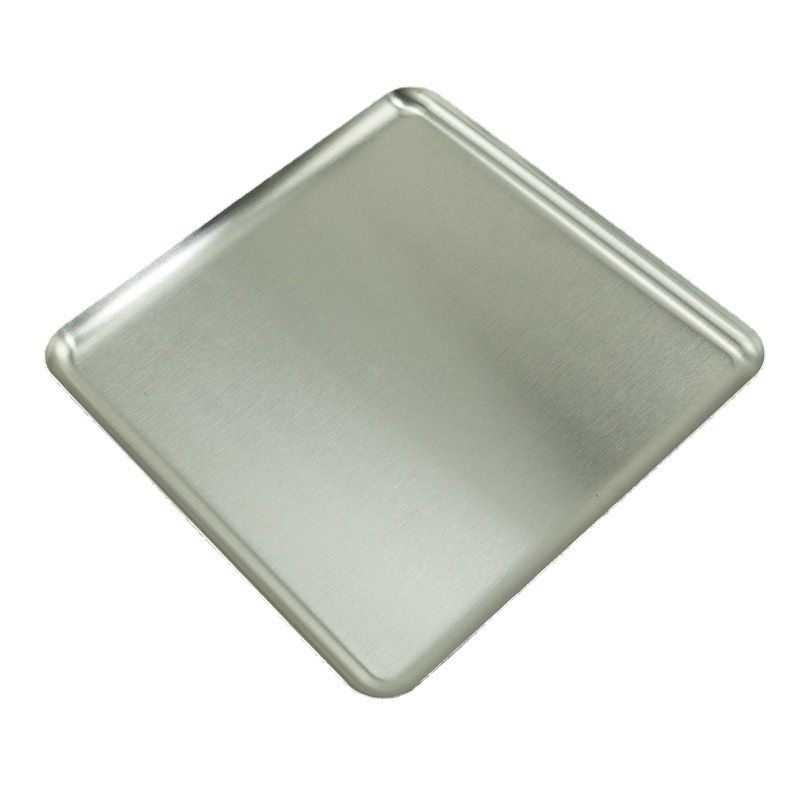 Khay Inox 304 TAMUSHOP92 Đĩa Vuông Mạ Màu Vàng Bạc Đựng Bánh Đồ Ăn Dụng Cụ Y Tế KI001