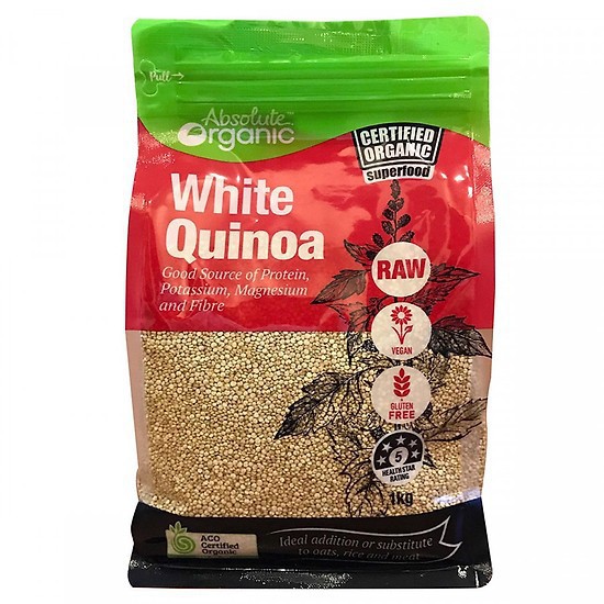 Hạt Diêm Mạch Quinoa Hữu Cơ Xuất Xứ Úc FREE SHIP Hạt Quinoa Diêm Mạch Absolute Organic Tự Nhiên Nguyên Chất HCM