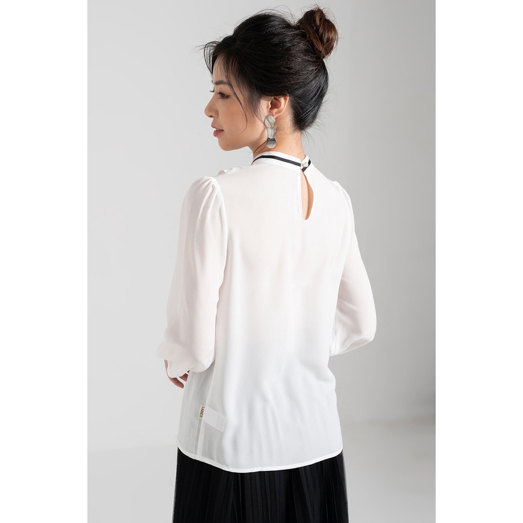 Áo Sơ Mi Cổ Tàu Nữ Lamer L61B21Q013