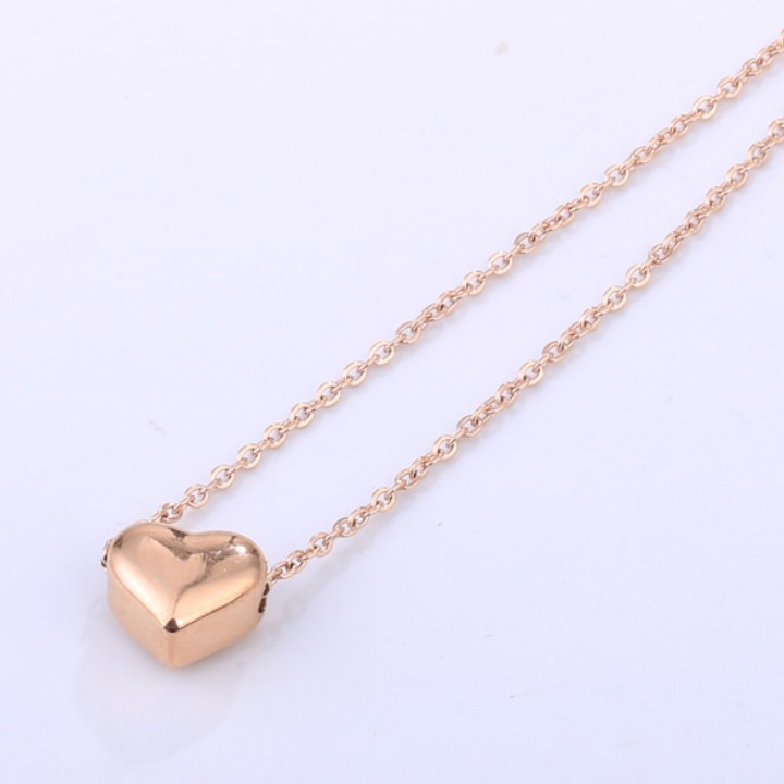 Dây Chuyền Trái Tim Titan Không Đen TT 1727