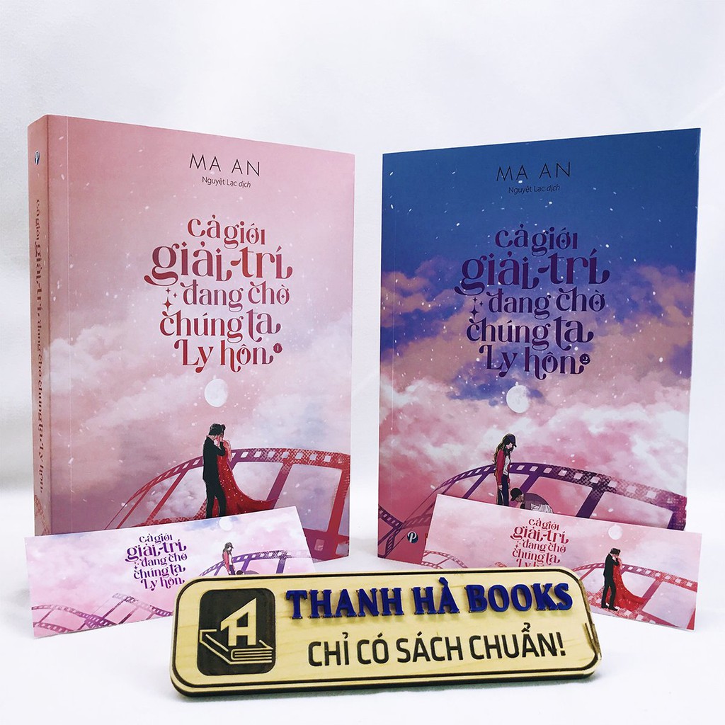 Sách - Cả Giới Giải Trí Đang Chờ Chúng Ta Ly Hôn (Combo 2 Cuốn, Tặng Kèm Bookmark) - Thanh Hà Books HCM