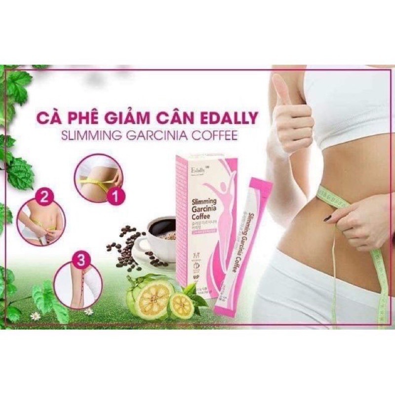 CÀ PHÊ GIẢM CÂN EDALLY BH 1 hộp 10 gói