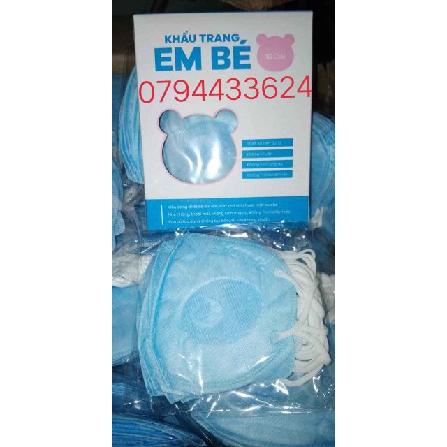 Khau trang trẻ em 1 chiếc