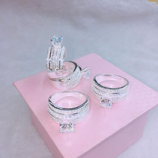 Nhẫn Nữ Bạc Ý chất lượng cao - PMSILVER