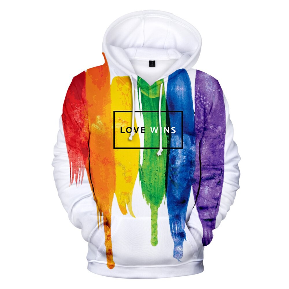 Áo Hoodie Cầu Vồng Lgbt Thời Trang