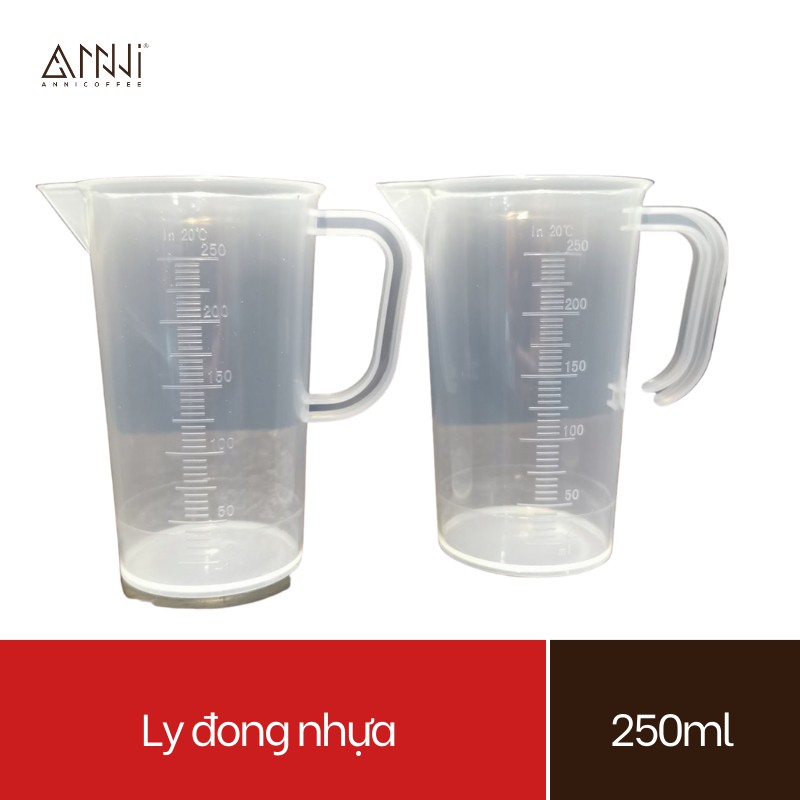 Ly đong nhựa (50ml / 100ml / 250ml / 500ml) - Ca đong chất liệu nhựa cao cấp, hợp vệ sinh - Vạch định lượng rõ ràng