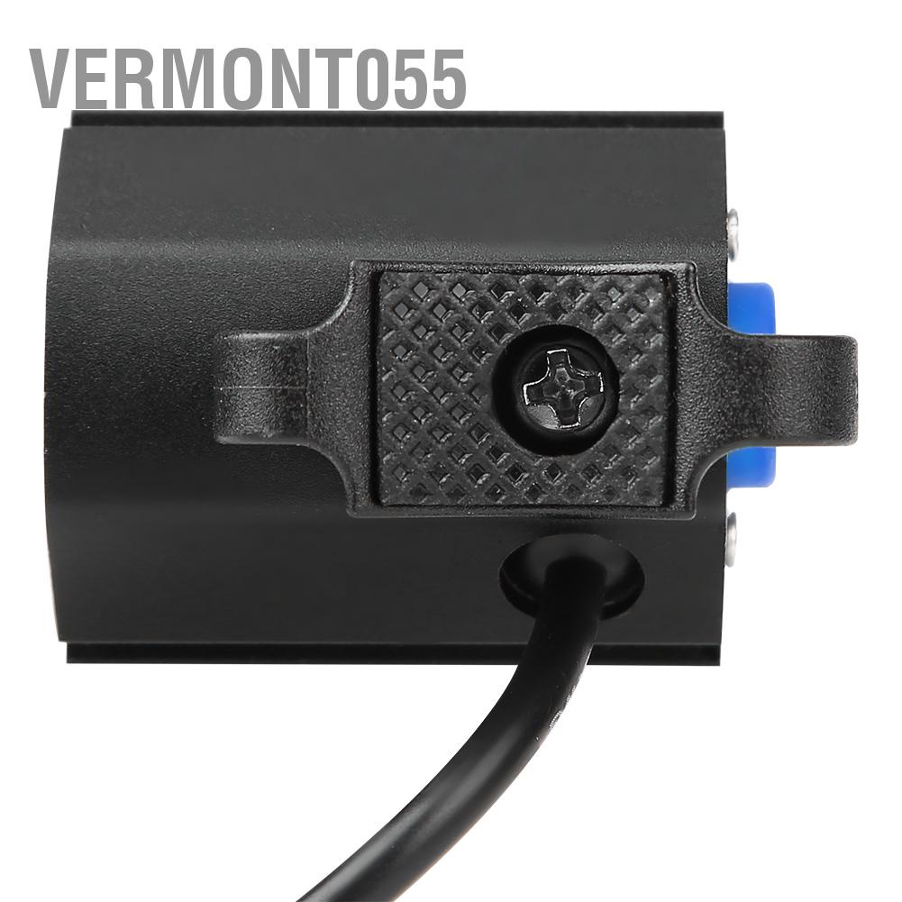 Vermont055 Bright LED 2000LM USB Bike Headlight Bicycle Front Light Lamp for Night Cycling
