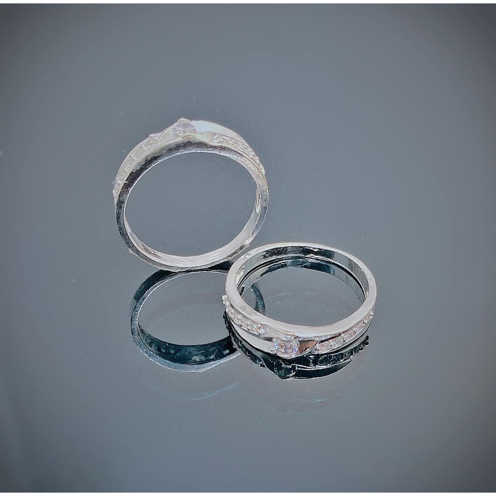 nhẫn đôi bạc 925 , nhẫn nam nhẫn nữ,  đủ size tay , nhẫn cặp yêu thương
