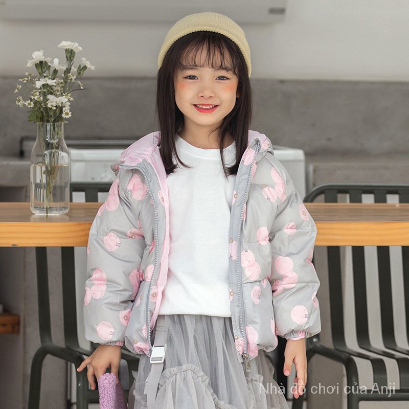 2021 New Winter Children Light Coat Children Short Baby Girl Down Jacket