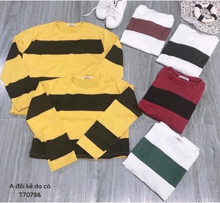 Áo đôi kẻ ngang (1 đôi gồm 2 áo )-kT