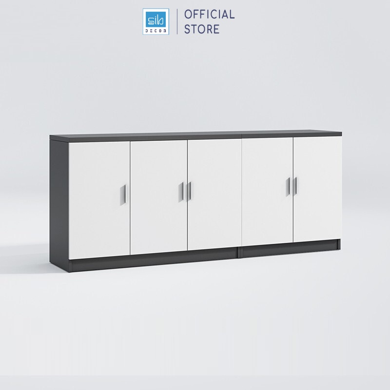 Tủ Gỗ Để Hồ Sơ, Tài Liệu Nhiều Cánh Phù Hợp Cho Văn Phòng SIB Decor