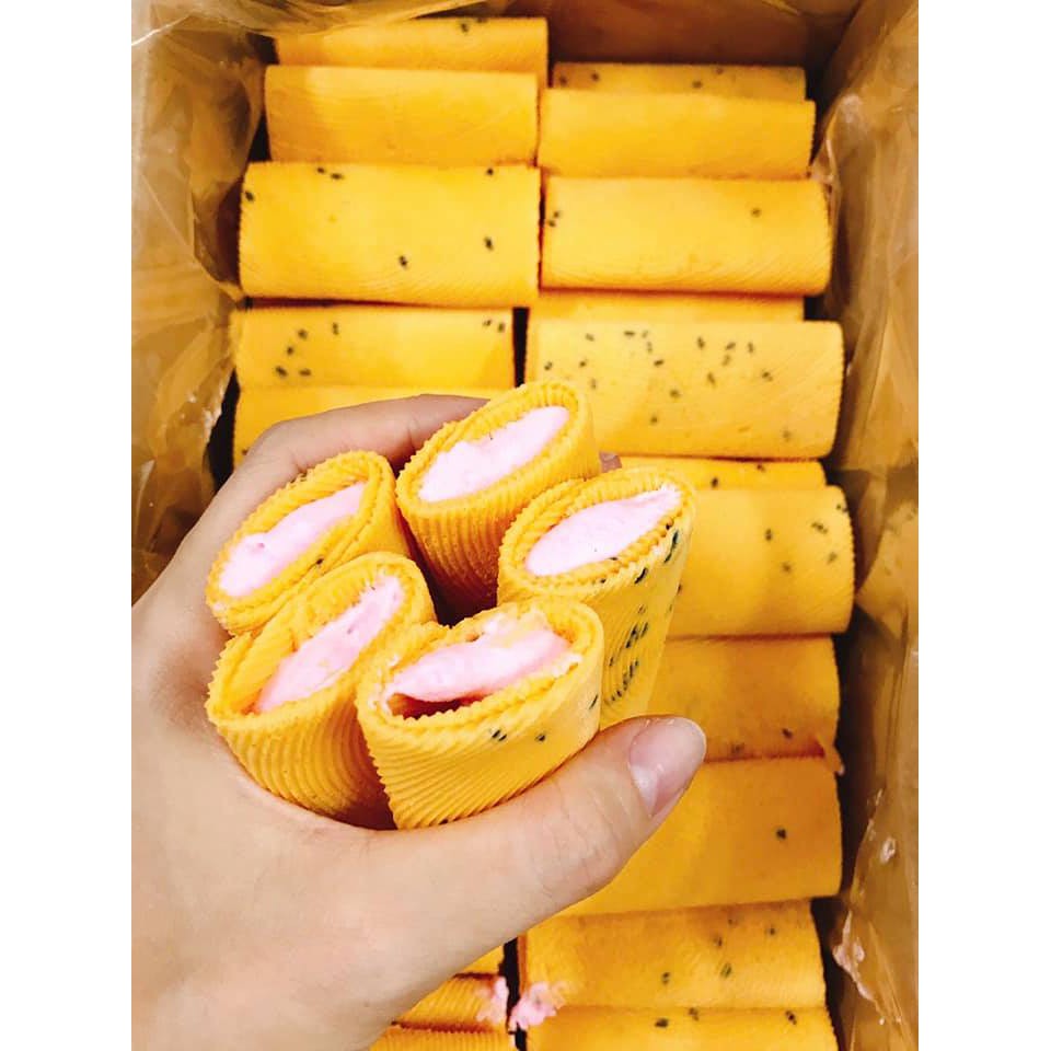 Bánh Xếp Kem Vị Dâu Siêu Hấp Dẫn