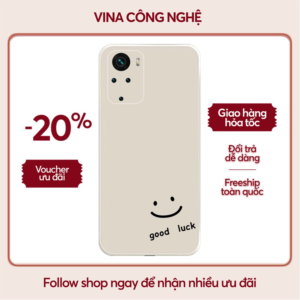 Ốp lưng Xiaomi Redmi 10/Redmi 9T/Poco X3/....dẻo cạnh vuông bảo vệ camera hình Good Luck