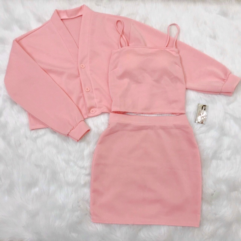 Sét Váy 3 Món Có Mút Cực Xinh