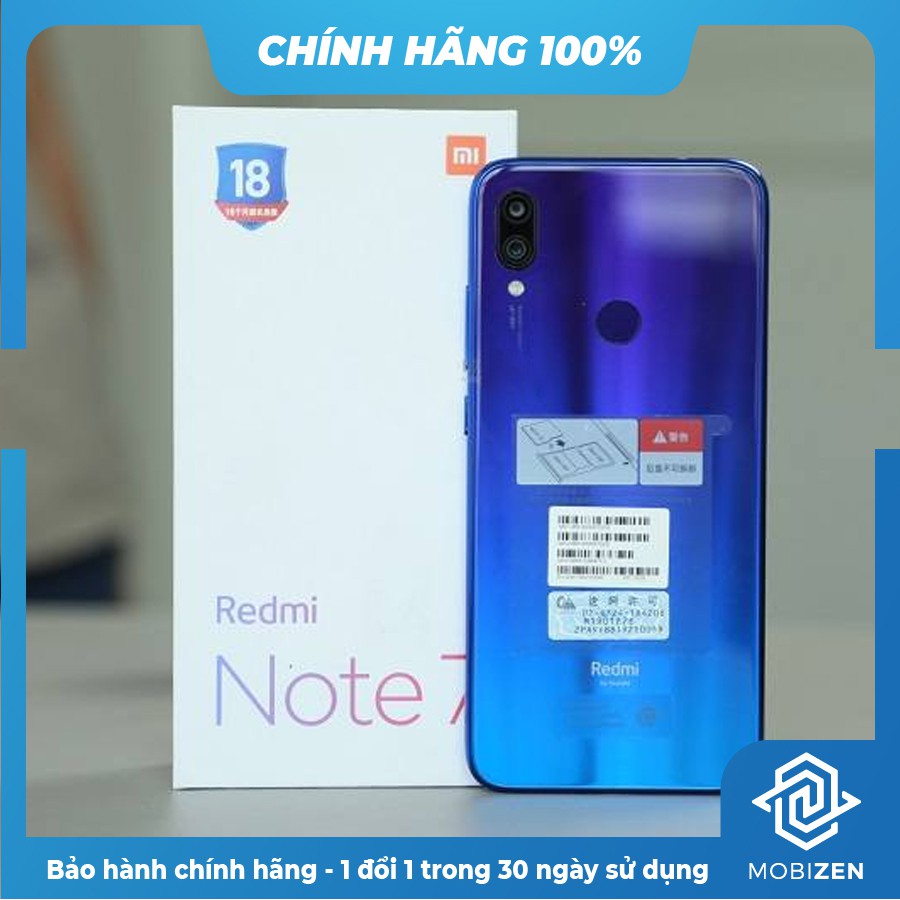 Điện Thoại Xiaomi Redmi Note 7 4/64GB Snap Dragon 660 [1 đổi 1 30 ngày, Bảo Hành 6 Tháng]