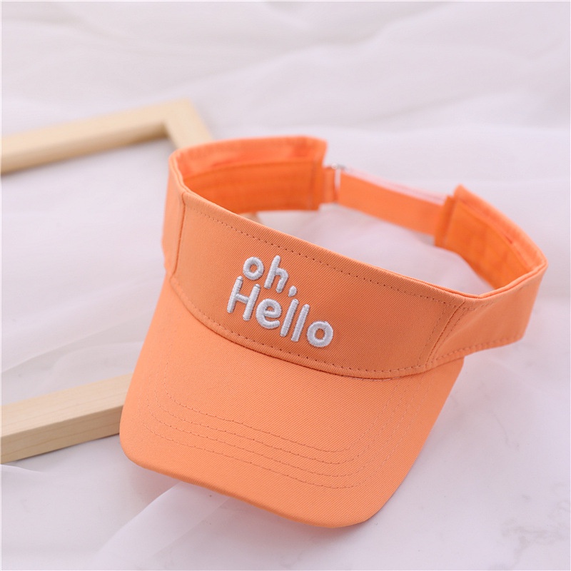 Mũ Cotton Mềm Hở Đầu Chống Nắng Dễ Thương Cho Bé