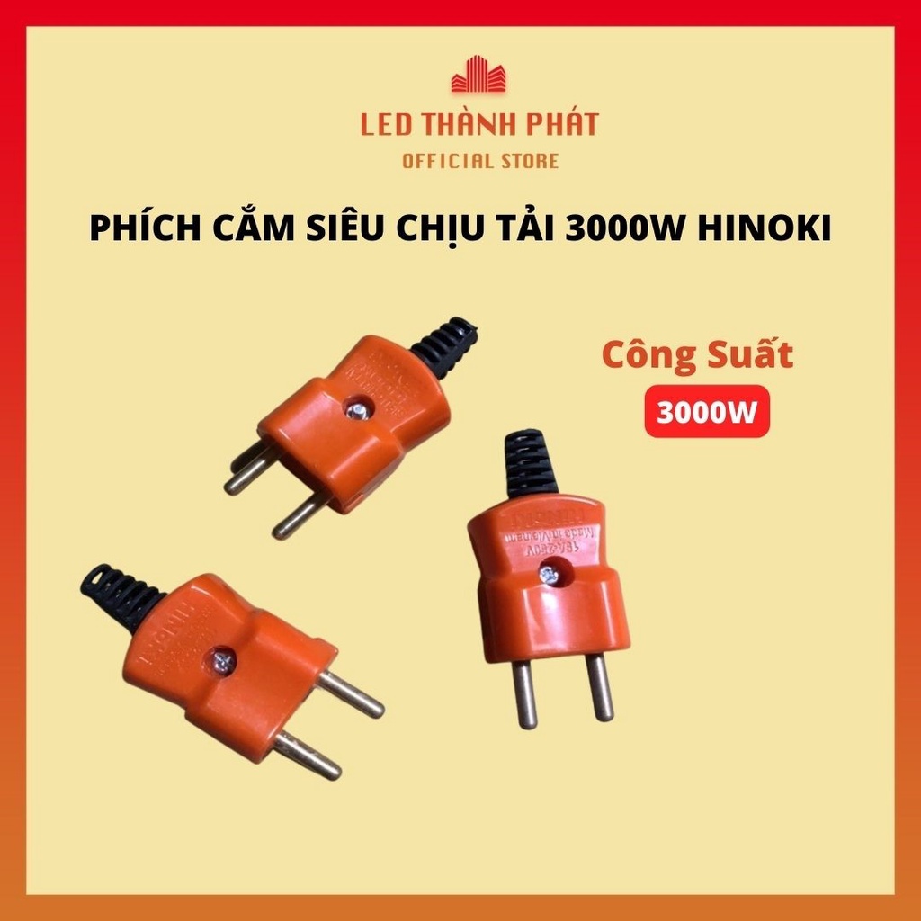 Phích Cắm ĐIỆN HiNoki mua 1 lần dùng 1 đời, Phích chịu tải siêu bền bếp từ bếp lẩu hàng chính hãng