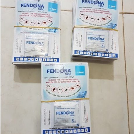 Chế Phẩm Diệt Côn Trùng FENDONA 10SC - Thuốc Diệt Muỗi Kiến Gián (gói 5ml)