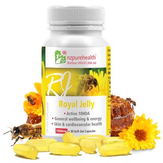 Viên sữa ong chúa Royal Jelly Nzpurehealth New Zealand hàng chính hãng