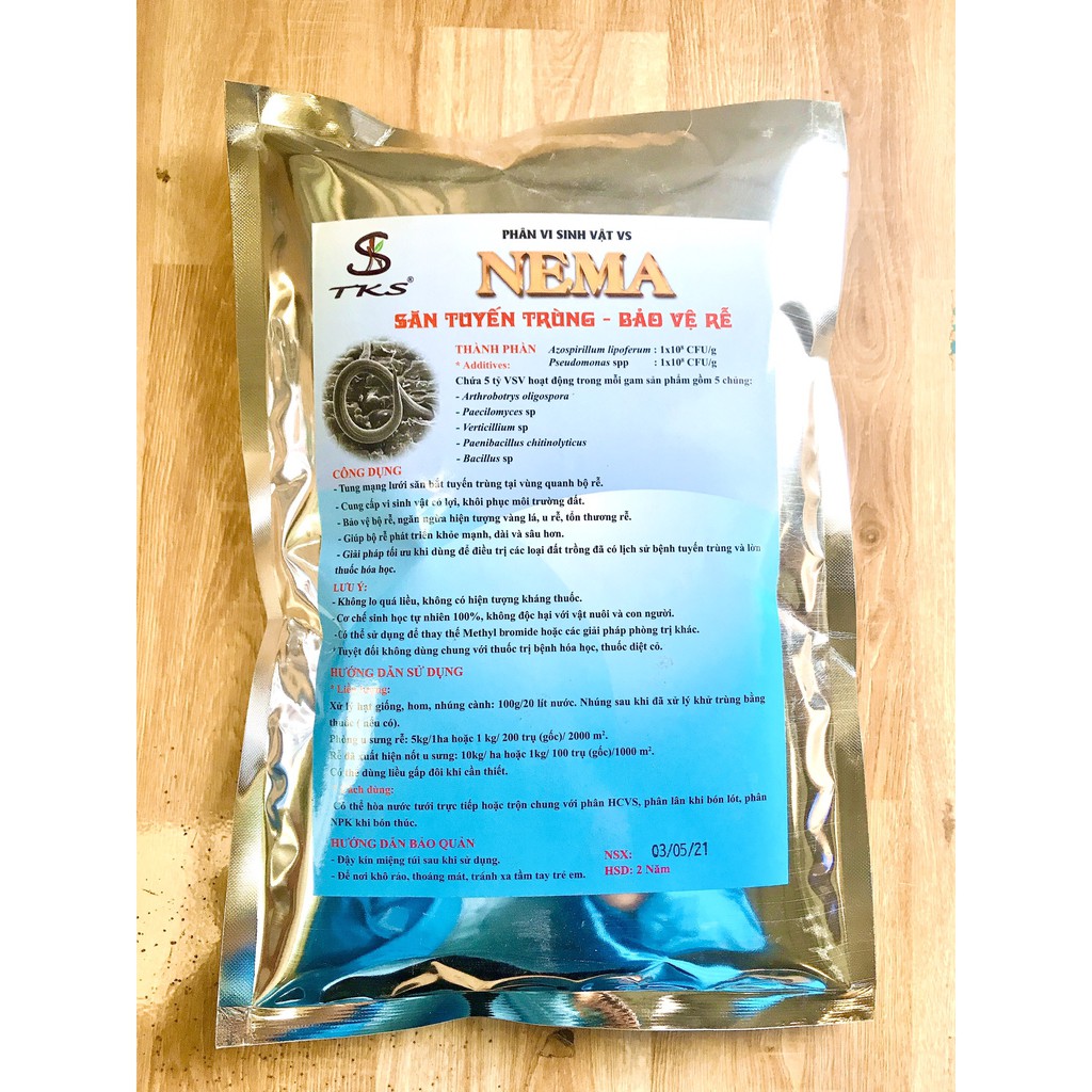TKS NEMA: NẤM SĂN TUYẾN TRÙNG RỄ - Bảo Vệ Rễ Gói 1kg