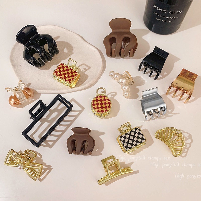 Kẹp Tóc Càng Cua Cỡ Nhỏ Thời Trang Hàn Quốc Sành Điệu Dành Cho Nữ