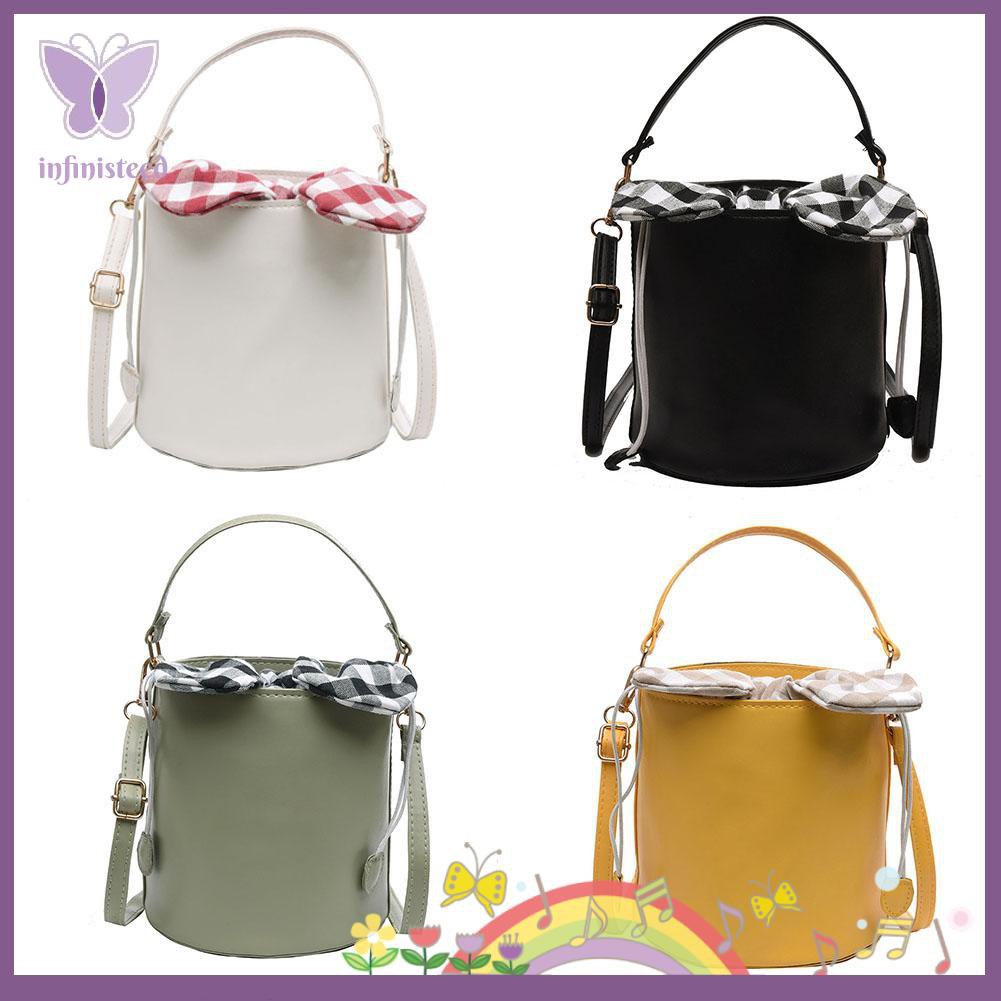 Túi Đeo Chéo Đính Nơ Họa Tiết Kẻ Sọc Thời Trang Cho Nữ | BigBuy360 - bigbuy360.vn