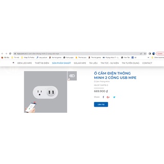 Ổ CẮM ĐIỆN THÔNG MINH MPE ( KẾT NỐI WIFI, ĐIỀU KHIỂN TỪ XA, HẸN GIỜ BẬT TẮT...)