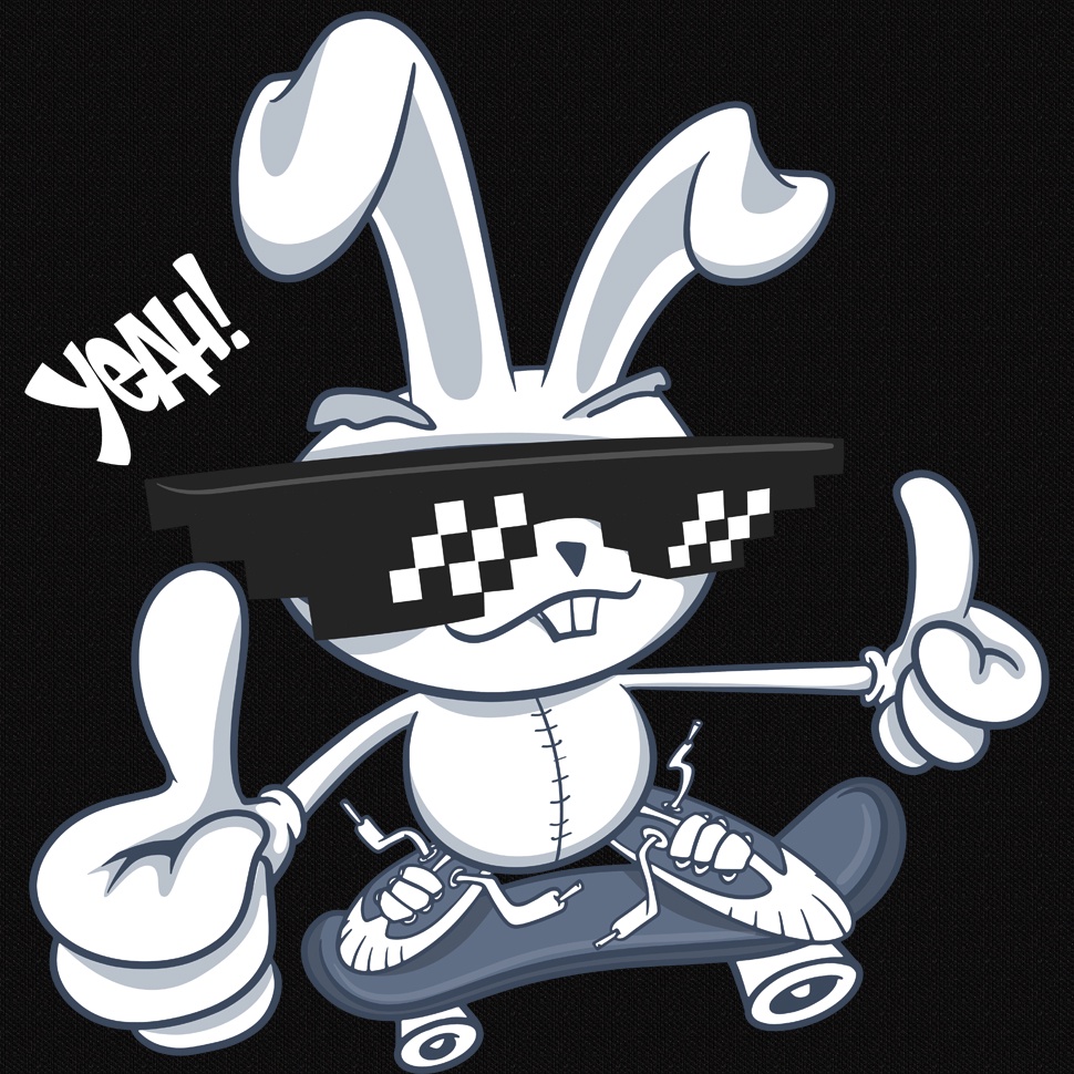 Áo Polo Nam MYO Bunny White Skate Q004