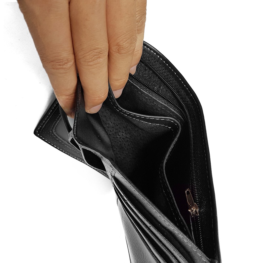 Ví nam da bò thật siêu mềm dáng đứng VD08D