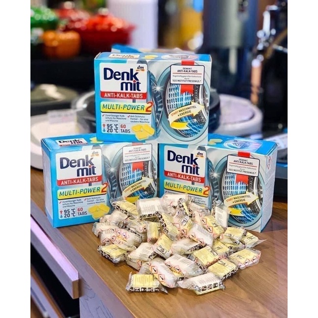 VIÊN TẨY MÁY GIẶT DENKMIT - HÀNG ĐỨC