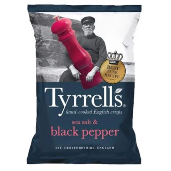 KHOAI TÂY CHIÊN CÁC VỊ TYRRELLS 150G