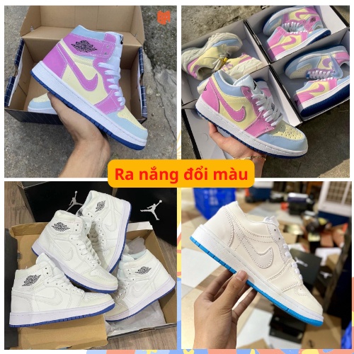 Giày Jordan đổi màu UV, Giày sneaker JD1 đổi màu khi ra nắng nam nữ hàng cao cấp 11 [Full Box Bill]