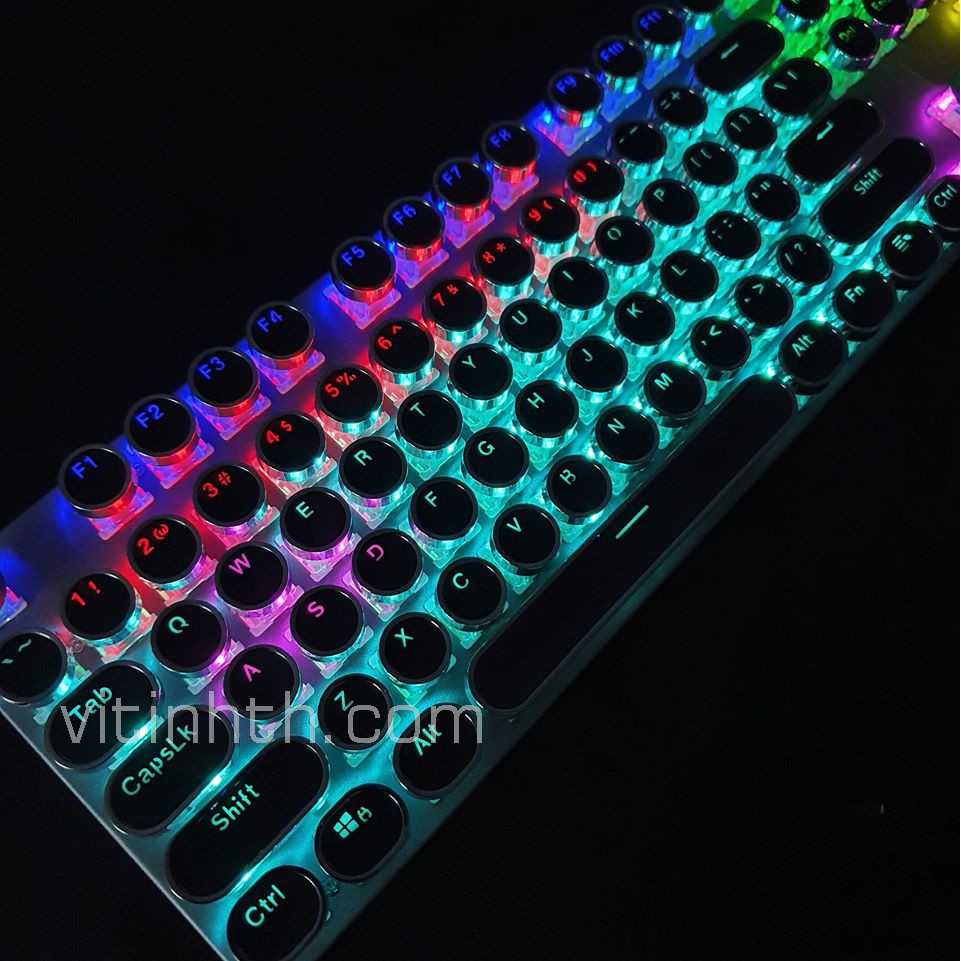 Bàn phím Gaming Cơ Wired HP GK400Y /  SUNROSE T620 Led RGB / FL SPORTS Blue switch nhiều hiệu ứng chính hãng - vitinhth