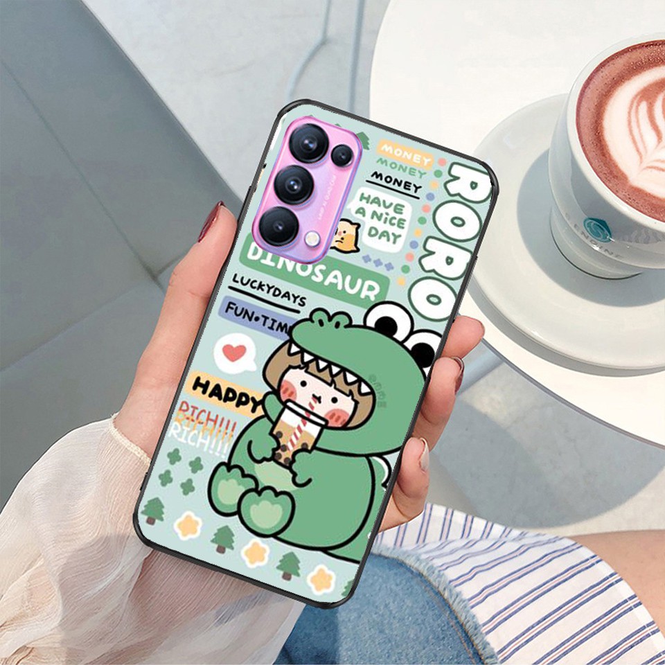 In ốp lương oppo reno5/reno4 in hình dễ thương