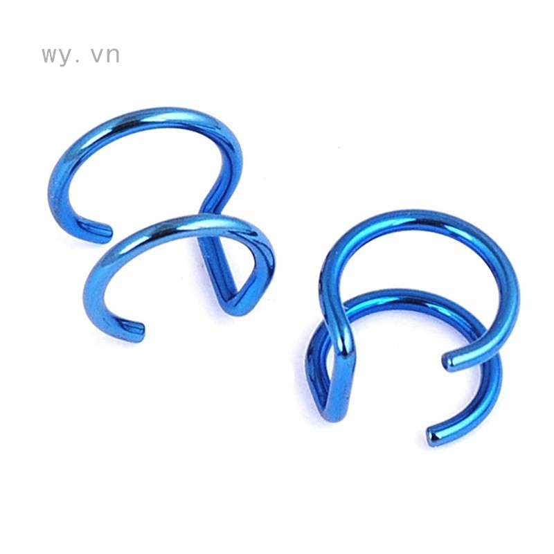 Khuyên gắn vành tai unisex bằng thép không gỉ