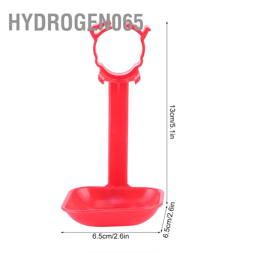 Hydrogen065 20Pcs Chicken Nipple Drinker Cups Waterer Hanging Cup Drinking Water Tool Farm Supplies