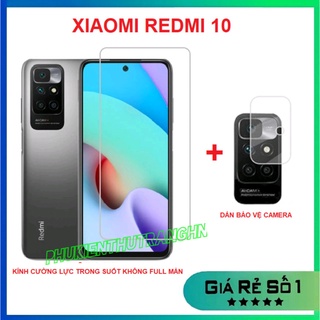 Xiaomi Redmi A3 Redmi 12 Note 12 Redmi 10 10C 13C Poco C40 C65 - Kính Cường Lực Trong Suốt Không Full +Dán bảo vệ camera