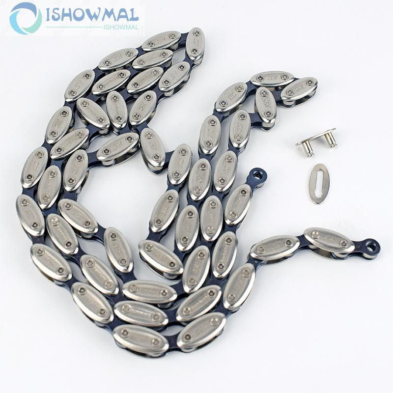 Chain 1/2*1/8 Thin type Silver 1pc Bike bicycle 100 Links Single speed Fixed Gear Components Parts Accessories
