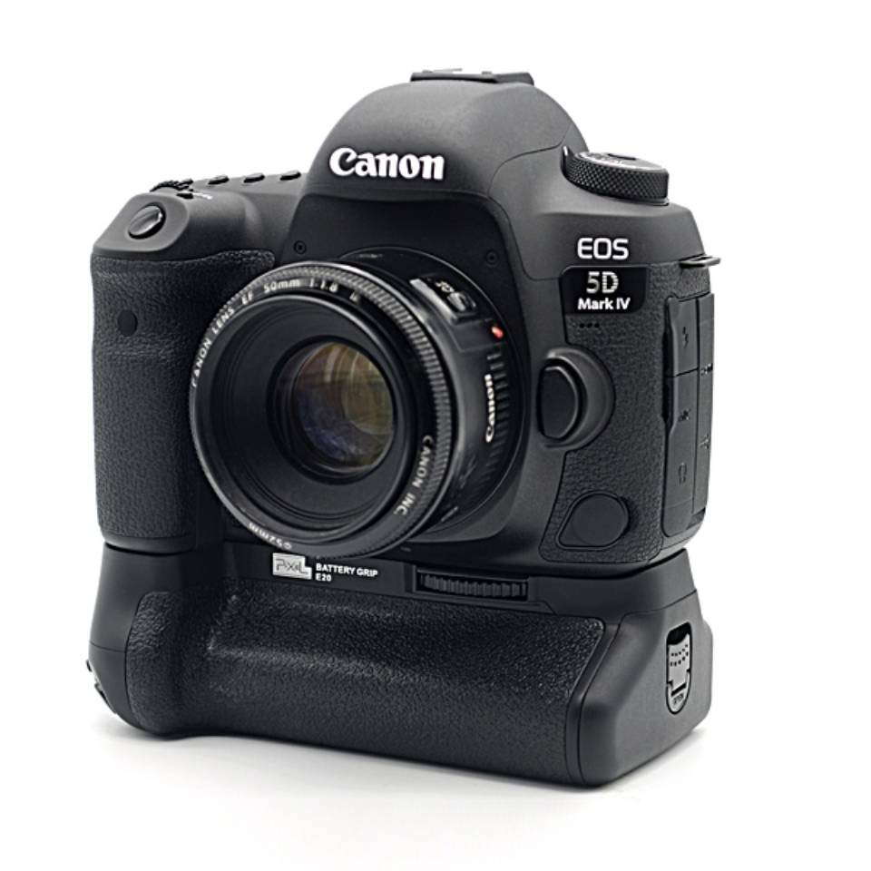 Tay cầm SLR màu BG-E20 cho Canon 5D4 Xử lý 5D Đánh dấu Hộp pin Camera chống rung IV