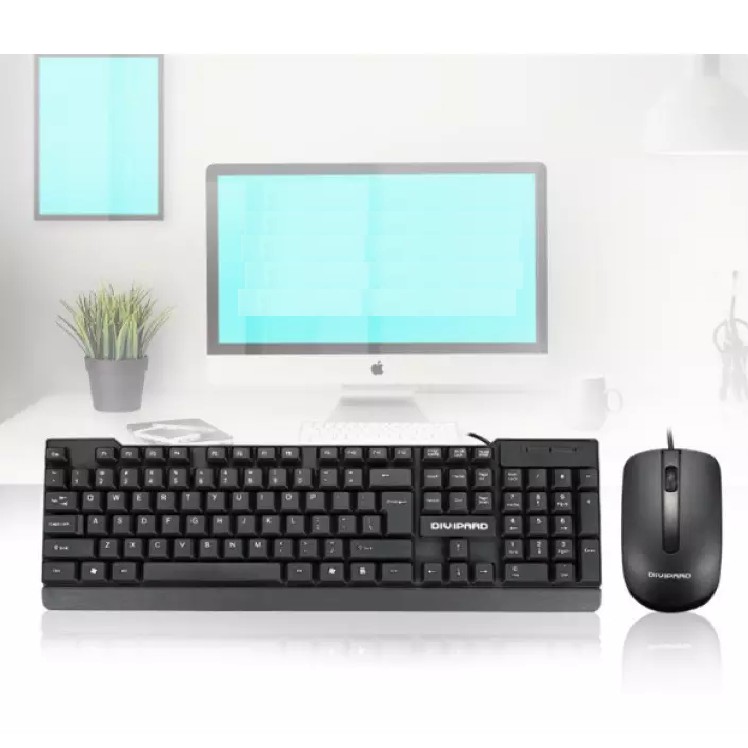 Combo Bàn Phím và Chuột văn phòng có dây Divipard MK310 | BigBuy360 - bigbuy360.vn