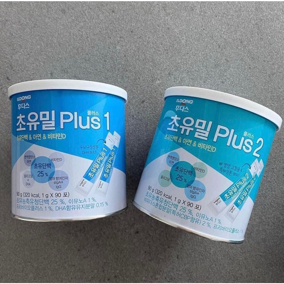 Sữa Non  ILDONG Plus Số 1,2 ( Date 12/2023 )