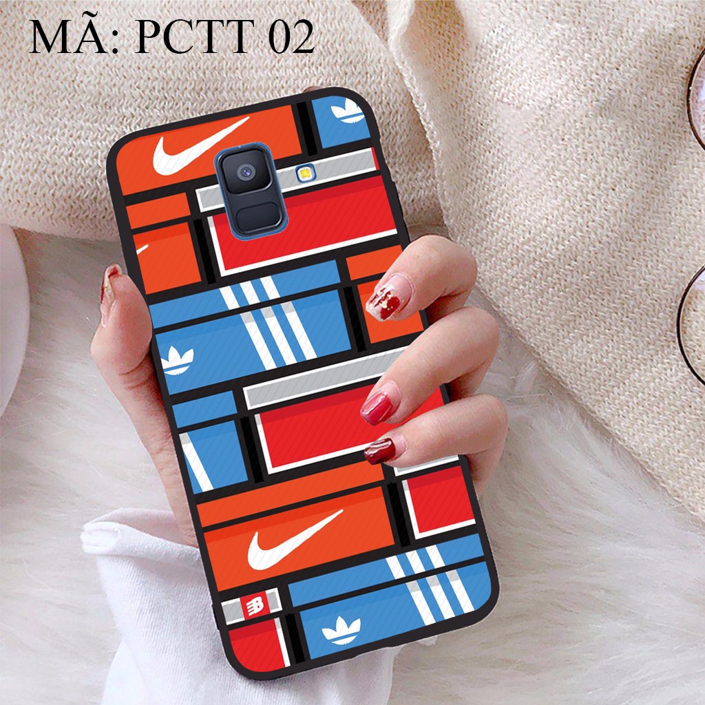 Ốp lưng Samsung A6 2018 viền dẻo TPU BST Phong Cách Thể Thao